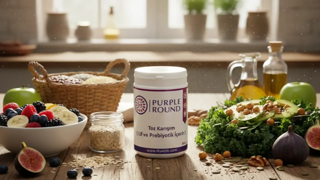 Prebiyotik Kullanımı Bağırsak Florası için Önemli mi? Purple Round Diyet Lifi ile Kesin Çözüm!