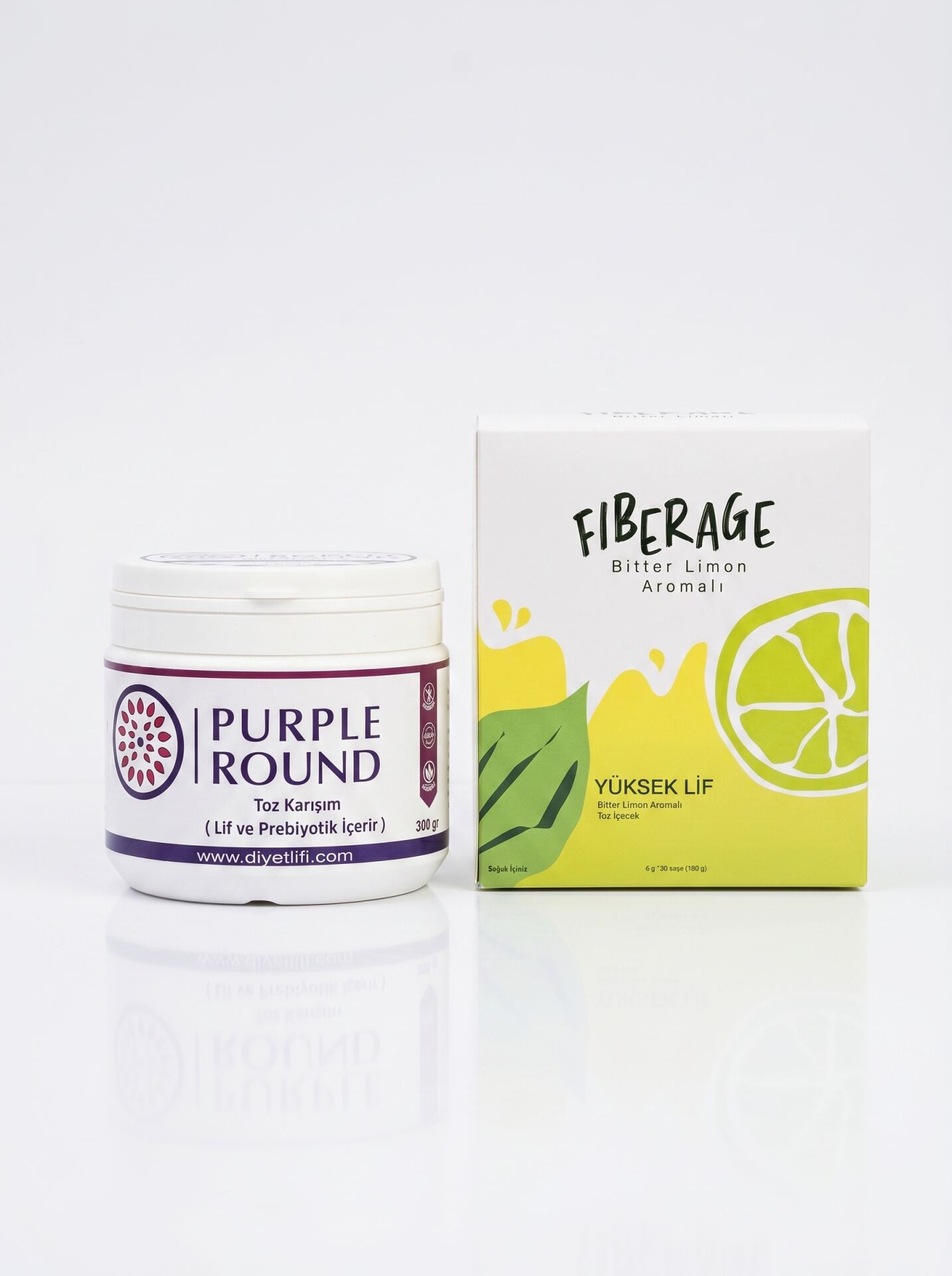 Fiberage Bitter Limon Diyet Lifli Toz İçecek +  Diyet Lifi 300g