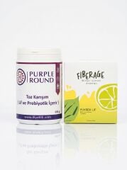 Diyet Lifli Toz Karışım 600g + Fiberage Bitter Limon Aromalı Diyet Lifli Toz İçecek
