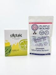 Yüksek Lifli Toz Kahve + Fiberage Bitter Limon Aromalı Diyet Lifli Toz İçecek
